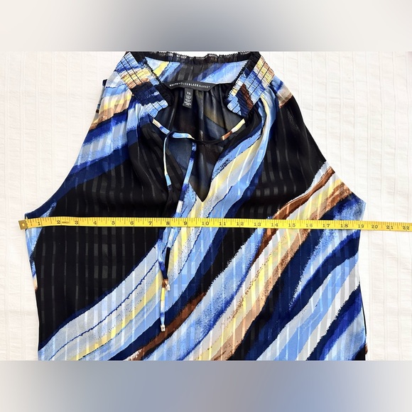 NWOT White House Black Market - Sleeves Lined Tie Front Top Size XS - Picture 6 of 8